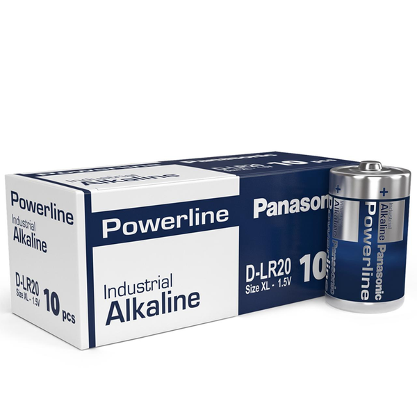 PANASONIC Powerline LR20 D 10-Pack image 1