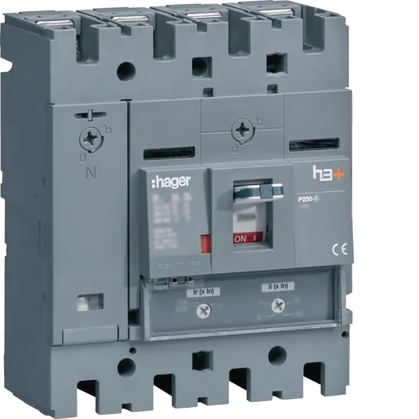 Circuit breaker P250 TM 4P-3D+N/2 200A 25kA image 1