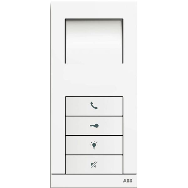 83210 AP-624-500-02 Audio handsfree indoor station, 4 buttons,White image 1