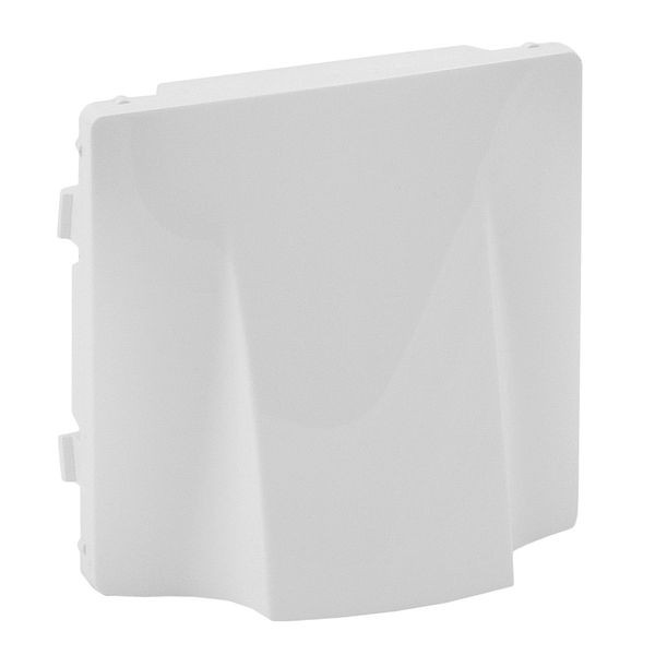 Cover plate Valena Life - cable outlet - white image 1