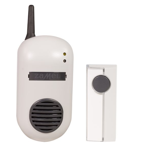 Wireless doorbell with hermetic push button 230V range 100m type: DRS-982K image 1