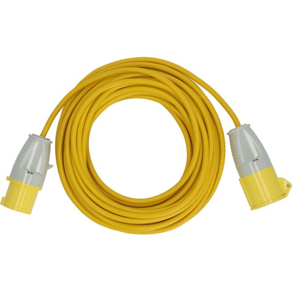 Extension cable CEE 110V 14m yellow H05VV-F 3G1,5 image 1