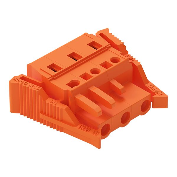 1-conductor female connector CAGE CLAMP® 2.5 mm² orange image 2