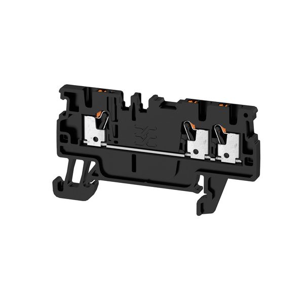 Feed-through terminal block, PUSH IN, 1.5 mm², 500 V, 17.5 A, Number o image 1