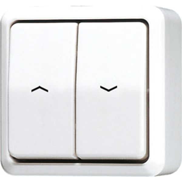 2-gang blind switch/push-button 10 AX 639VAWW image 2