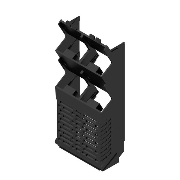 Side element, IP20 in installed state, Plastic, black, Width: 45 mm image 2