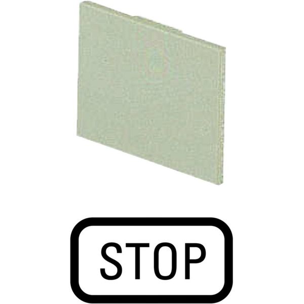 Insert label, STOP image 6