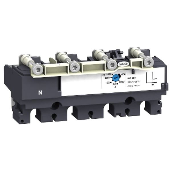 trip unit MA150 for ComPact NSX 160/250 circuit breakers, magnetic, rating 150 A, 4 poles 4d image 3