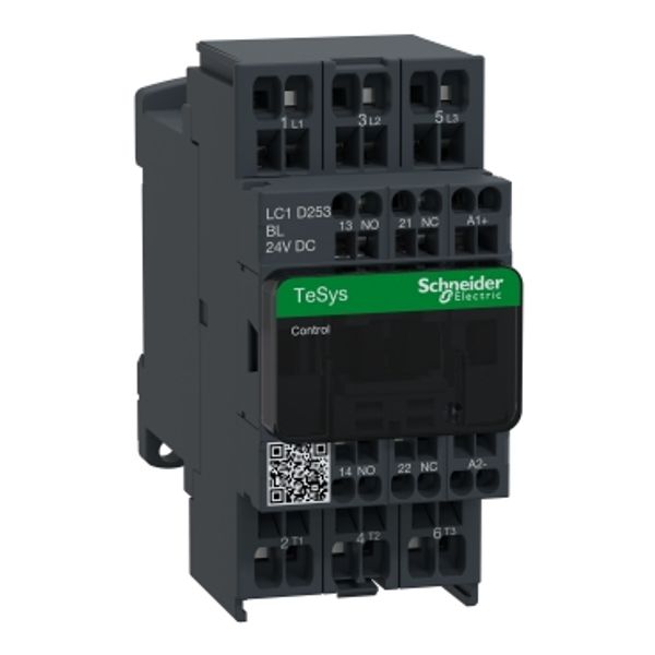 TeSys Deca contactor - 3P(3 NO) - AC-3/AC-3e - = 440 V 25 A - 24 V DC coil image 5