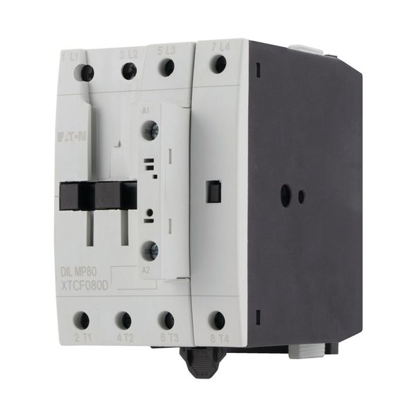 Contactor, 4 pole, 80 A, RDC 24: 24 - 27 V DC, DC operation image 9