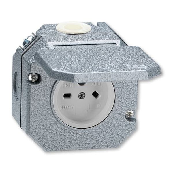 5518-2029 B Double socket outlet with earthing pins, with hinged lids, IP 44 ; 5518-2029 B image 25