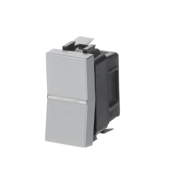N2102 PL Switch 2-way Rocker/button Two-way switch with LED exchangeable Silver - Zenit image 2