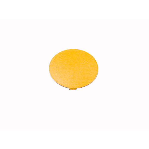 Button plate, mushroom yellow, blank image 1