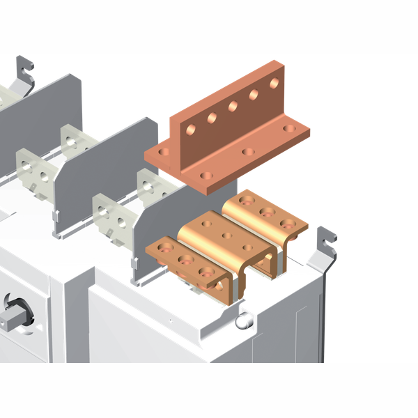 Bracket connection for copper bar image 1