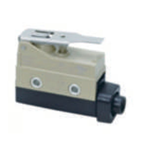 Enclosed basic switch, Short hinge lever, SPDT, 15A image 1