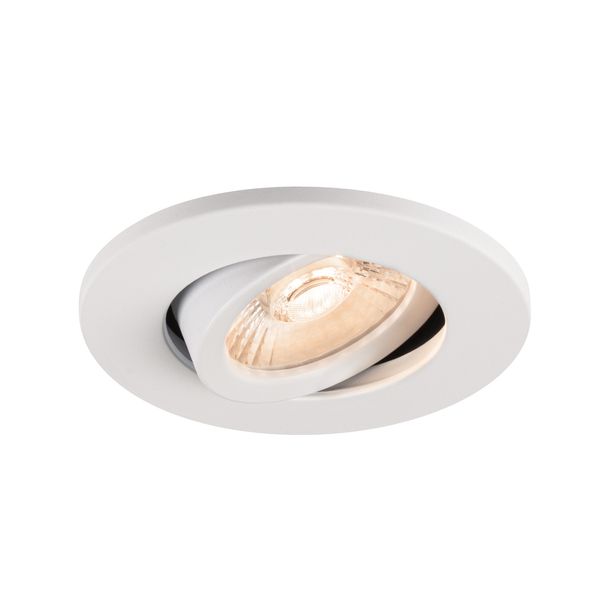 UNIVERSAL DOWNLIGHT Cover, for Downlight IP20, pivoting, round, white image 2