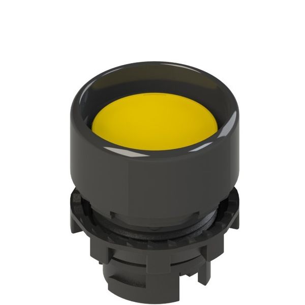 Protected yellow illuminated button E2 1PL2P5210 image 1