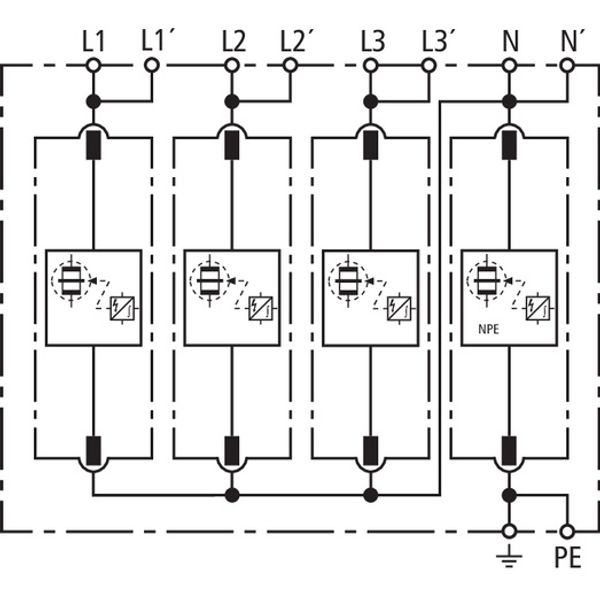 Multipole DEHNventil modular  type 1 and type 2 according to EN 61643- image 3