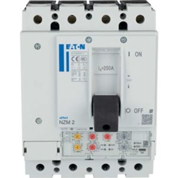 NZM2 PXR20 circuit breaker, 250A, 4p, Screw terminal, earth-fault protection image 6