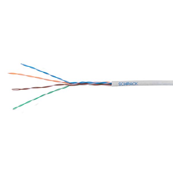 U/UTP Cable Cat.5e, 4x2xAWG24/1, PVC, Eca, grey, Box 305m image 1