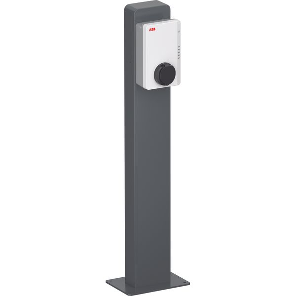 TAC pedestal single-wallbox Free-standing metal pedestal for 1 Terra AC charger image 1
