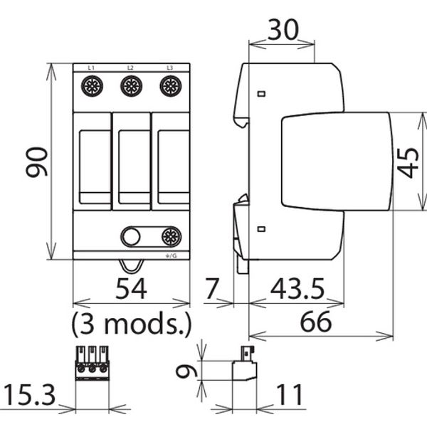 Surge arrester Type 2 DEHNguard M image 2