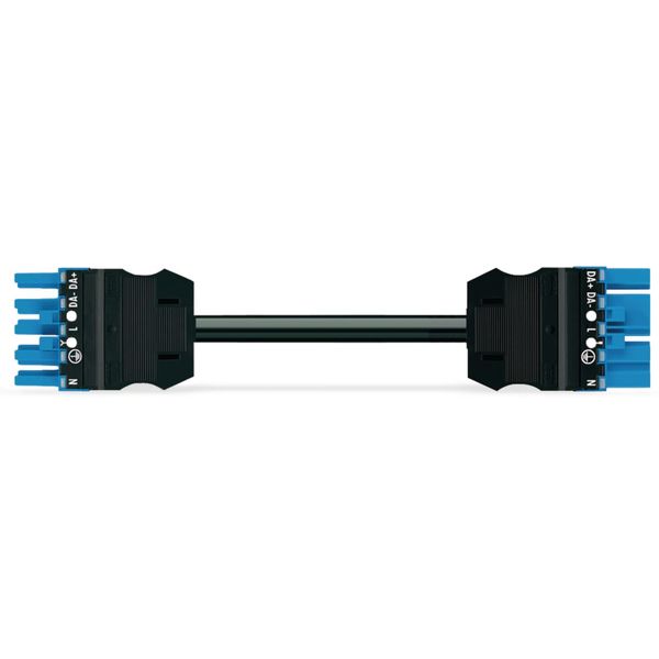 pre-assembled connecting cable B2ca Socket/open-ended blue image 2