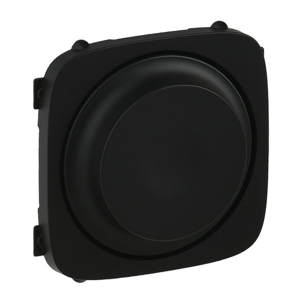 Cover plate Valena Allure - rotary dimmer without neutral 300 W - black image 1
