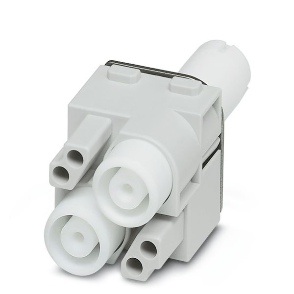 Module insert for industrial connector, Series: ModuPlug, Crimp connec image 1