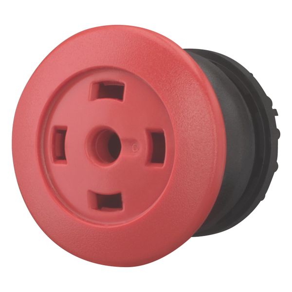 Mushroom actuator, RMQ-Titan, Mushroom, maintained, Mushroom red, Without button plate, Bezel: black image 3