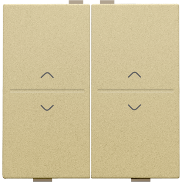 Double key with 'up' and 'down' arrows for wireless switch or push but image 2