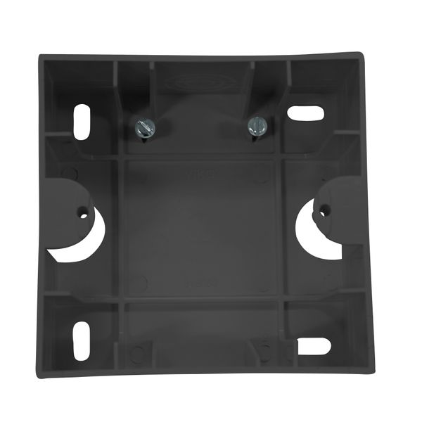 One gang wall mounting housing, anthracite image 1