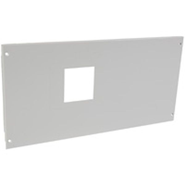 Metal faceplate XL³ 800/4000 - for DPX 630 horizontal - captive screws - 24 mod image 1