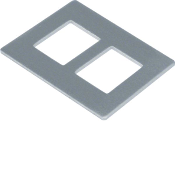 support plate GTVD2/3 2xRJ45 20,1x14,8mm image 1