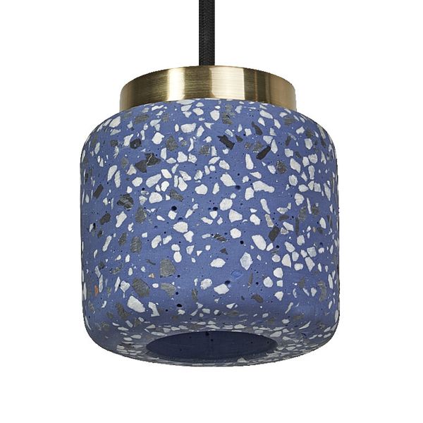 DECOR TERRAZZO BALL PEND 1XGU10 BL LEDV image 1