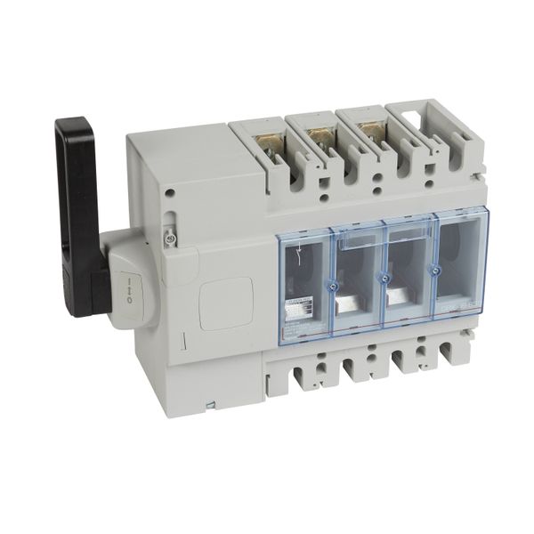 Isolating switch - DPX-IS 630 w/o release - 3P - 630 A - left-hand side handle image 1