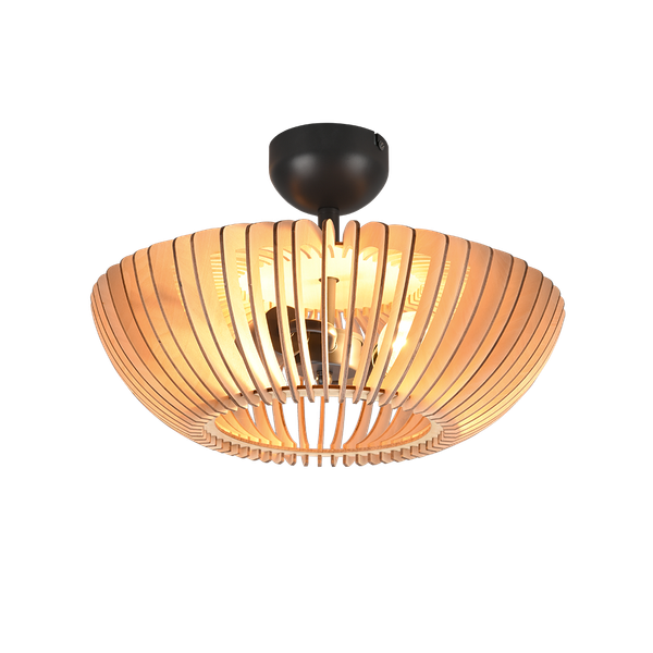 Colino ceiling lamp E27 wood/anthracite image 1