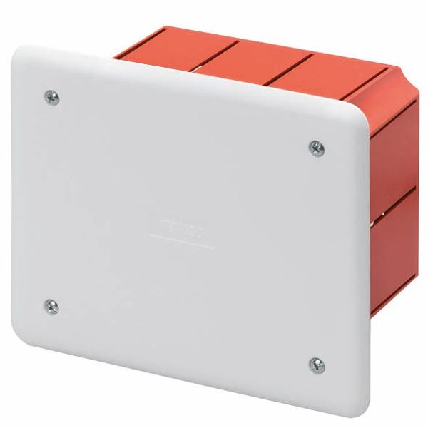 JUNCTION AND CONNECTION BOX - FOR BRICK WALLS - DIMENSIONS 118X96X70 - WHITE LID RAL9016 image 2
