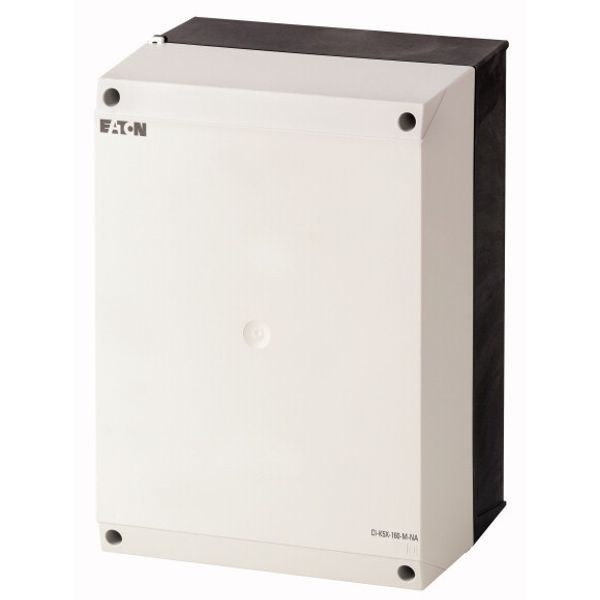 Insulated enclosure, HxWxD=280x200x160mm, +mounting plate, NA type image 1