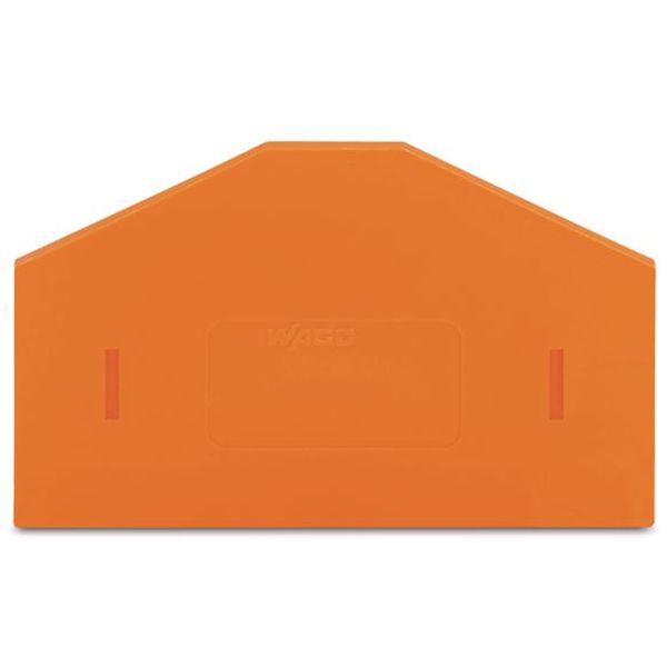 Separator plate 2 mm thick oversized orange image 1