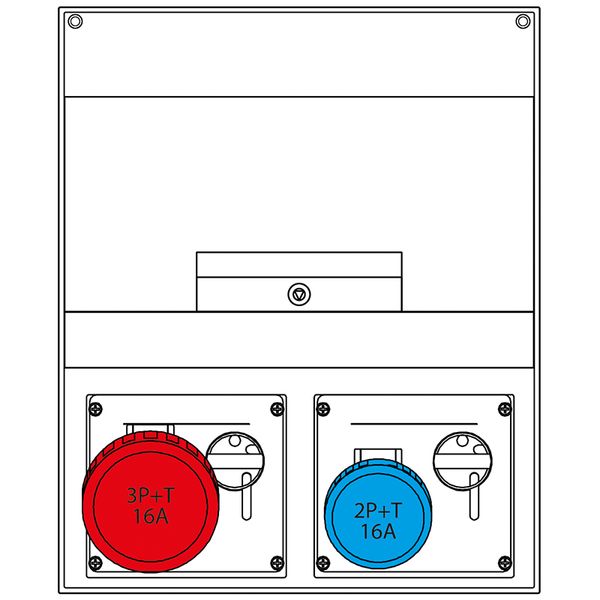 SURF.MOUNT.DISTRIBUTION ASSEMBLY DOMINO image 1