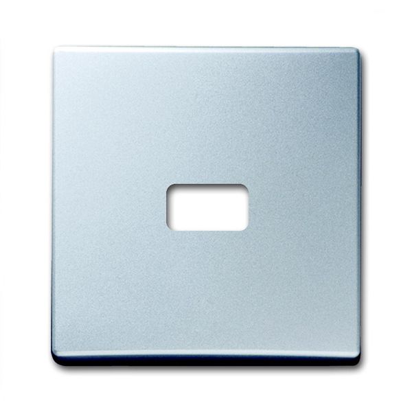 2120-33 CoverPlates (partly incl. Insert) carat® Aluminium silver image 1