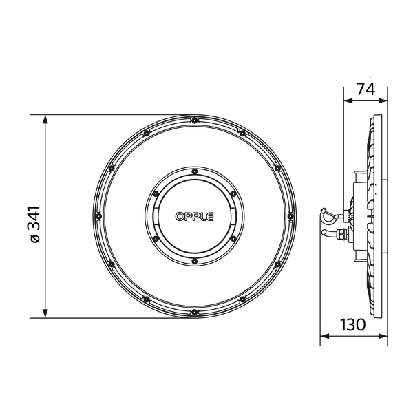 LEDHighbay-P5 80W-DALI+BLE2-840-AS image 3