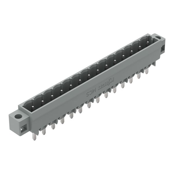 THT male header 1.2 x 1.2 mm solder pin straight gray image 1