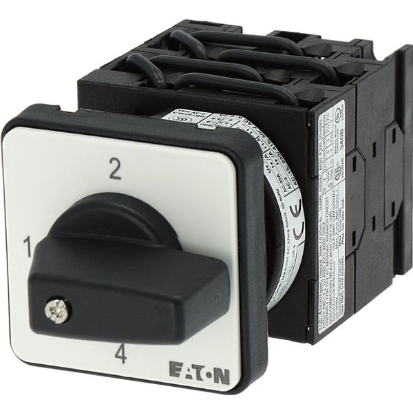 Step switches, T0, 20 A, flush mounting, 4 contact unit(s), Contacts: 8, 90 °, maintained, Without 0 (Off) position, 1-4, Design number 15056 image 5