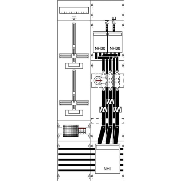 KA4270ML Measurement and metering transformer board, Field width: 2, Rows: 0, 1350 mm x 500 mm x 160 mm, IP2XC image 5