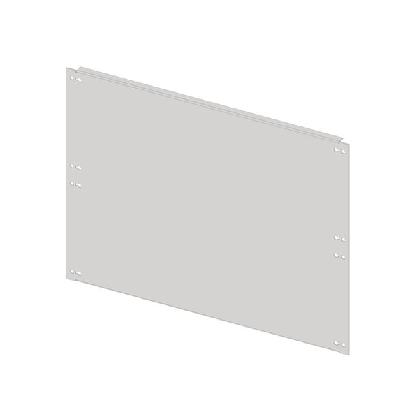 Blind front plate 3B12K in plastic image 1