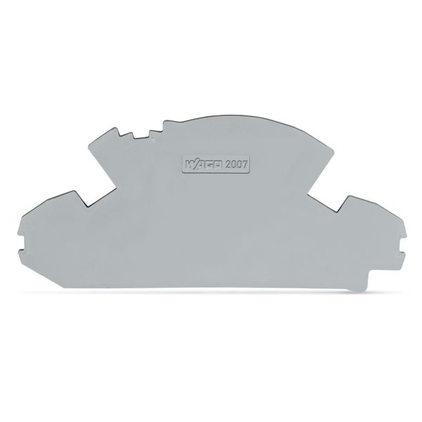 End plate 1.5 mm thick without lock-out seal option gray image 1