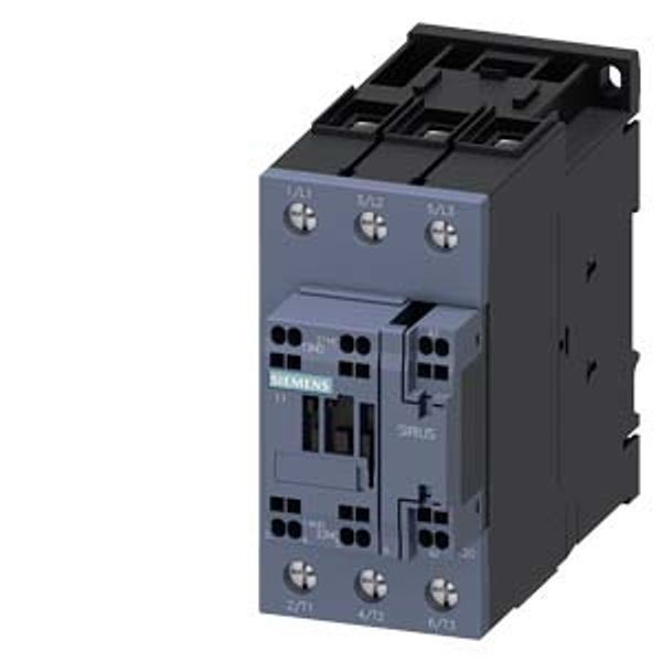 power contactor, AC-3e/AC-3, 51 A, ... image 1