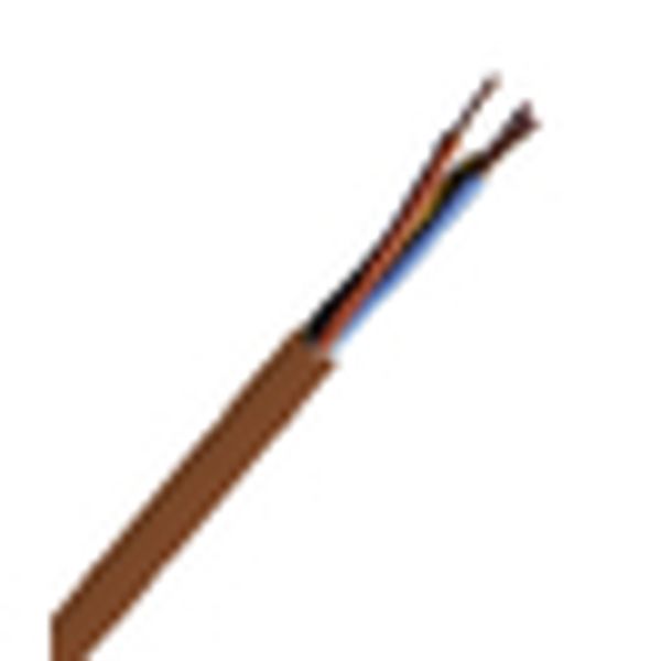 PVC Sheathed Wires H05VV-F 3 G 1,5mmý brown 50m ring image 1